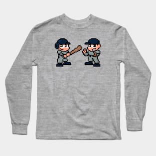 8-Bit Baseball Team - New York Long Sleeve T-Shirt